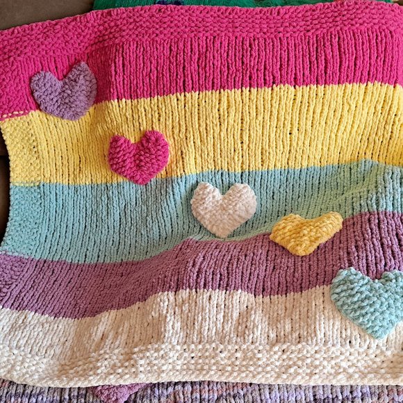 Handmade Knitted by me Beth Other Handmade Knitted Baby Blanket